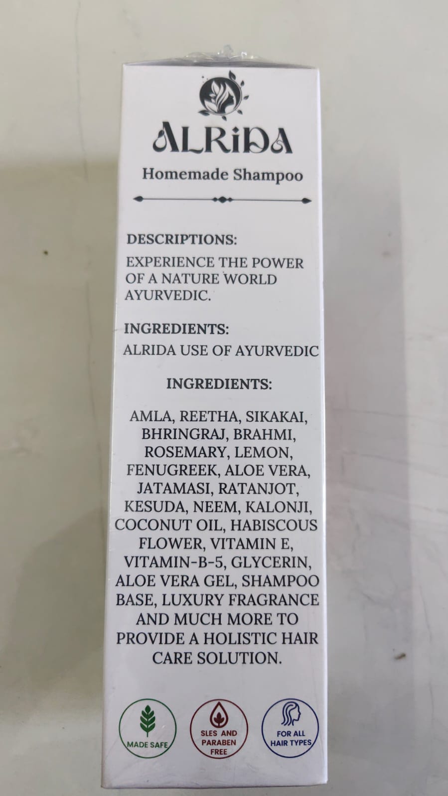 Hibiscus Flower Shampoo for Hair Growth & Silky Smooth Hair
